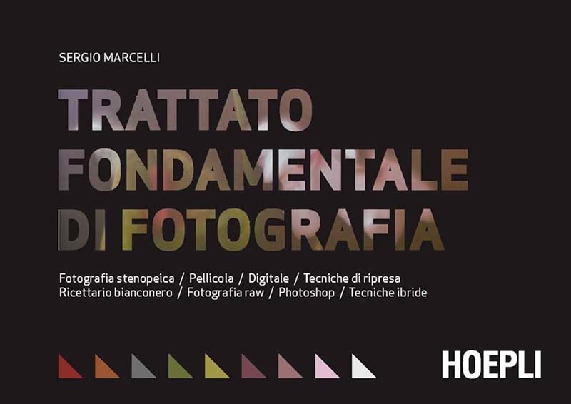 Copertina del "Trattato fondamentale di fotografia" Edizioni Hoepli