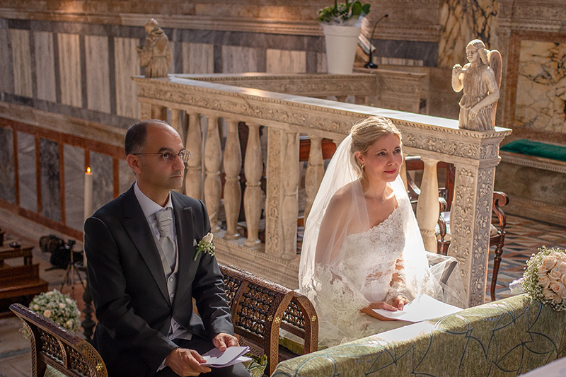 Cerimonia di nozze religiosa. Venezia.