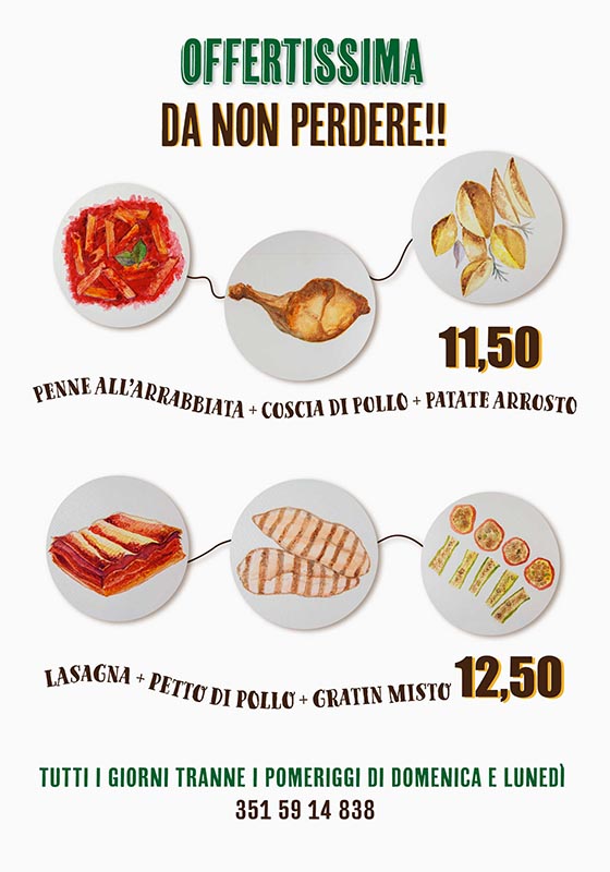 Manifesto con illustrazione originale ad acquerello per una promozione in ambito alimentare